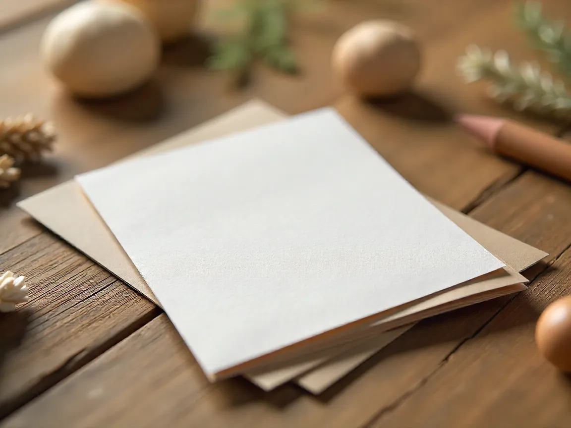 Handmade greeting card design showcase