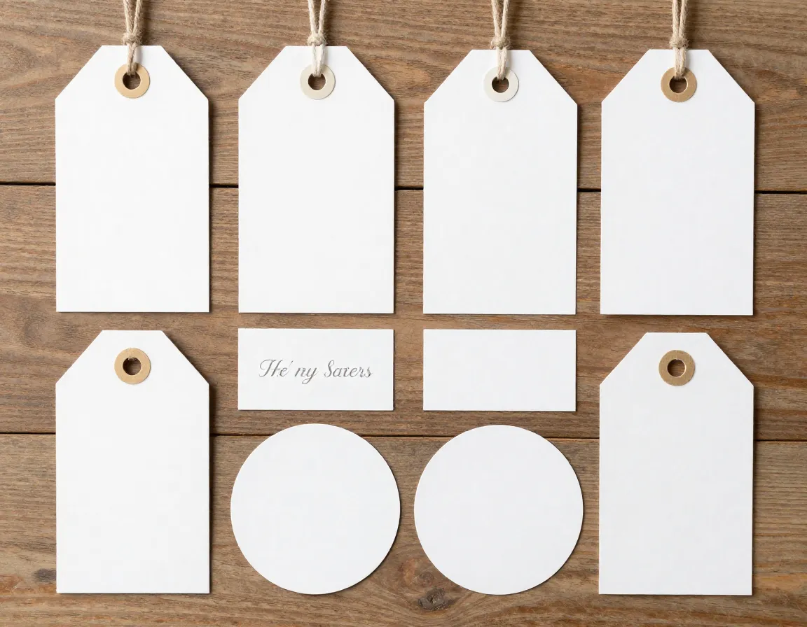 Gift tag templates collection